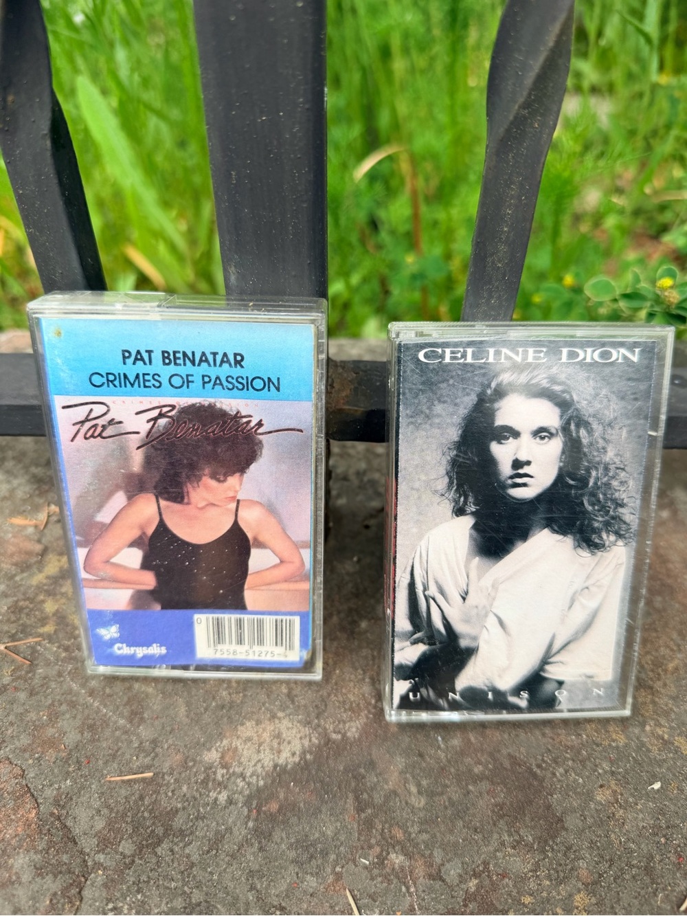 Celine Dion Unison & Pat Benatar Crimes of Passion cassettes Bundle X 2